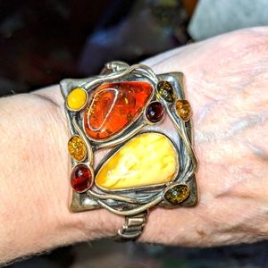 Vintage Amber Bracelet